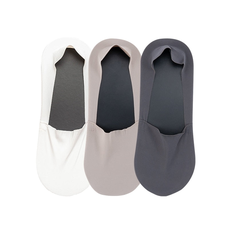 Men's Summer Invisible Socks 3 Pairs Set