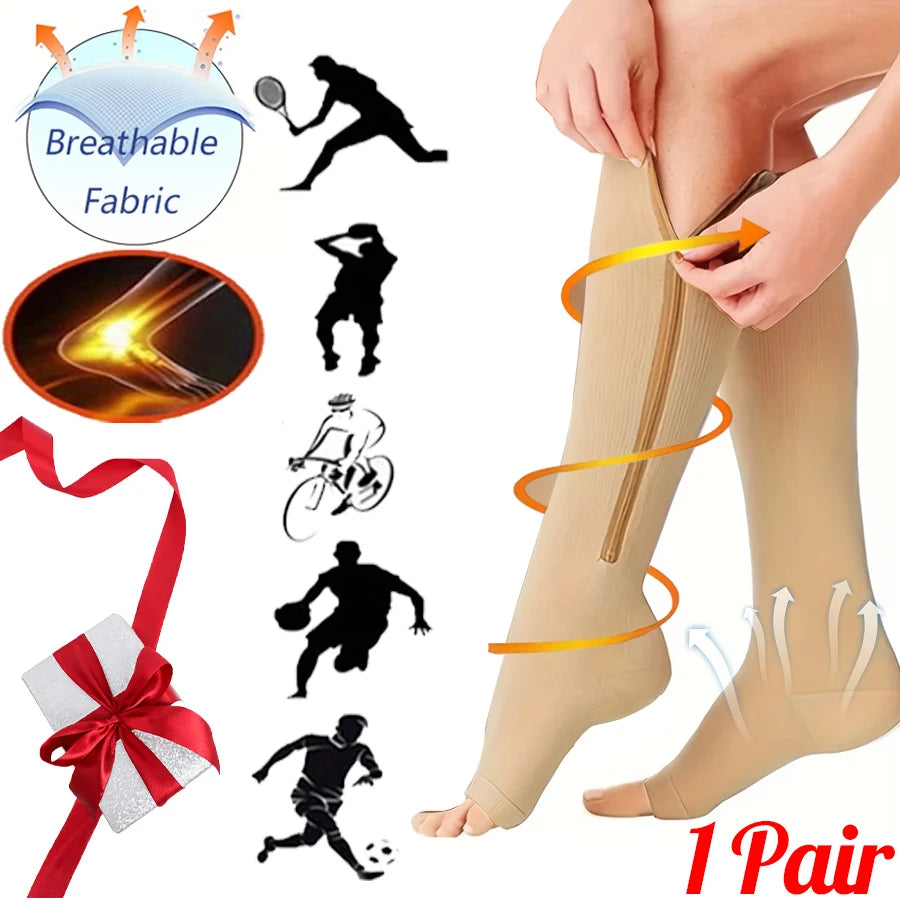 20–30mmHg Knee-High Compression Socks