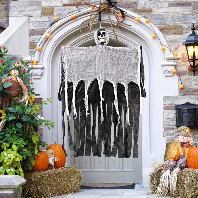 Halloween Hanging Skull Ghost Ornament Haunted House Decoration Horror Props