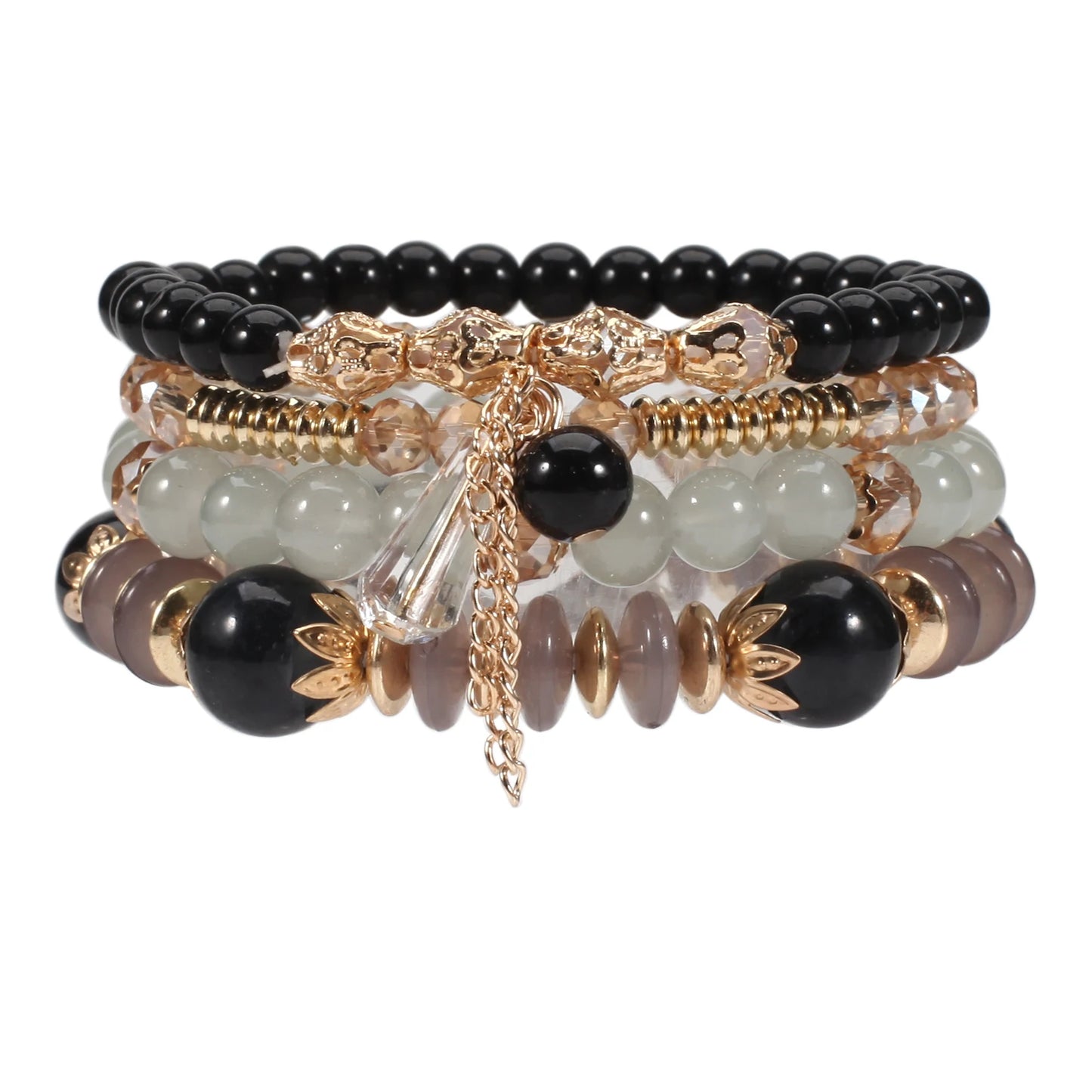 Bohemian Stackable Bead Bracelets for Women