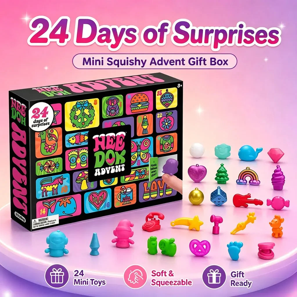 Halloween Advent Calendar 13 Days,Spooky Squishy Slow Rise Stress Relief Countdown Gift Box