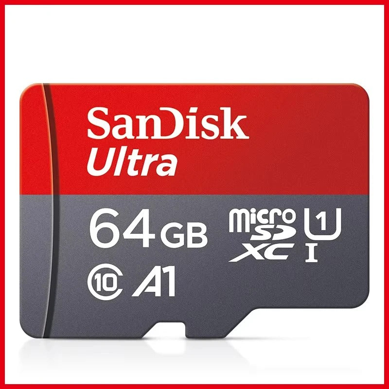 A1 High Performance Micro SD Memory Card Level 10 U1 100X Fast Read/Write 32/64/128/256/512GB