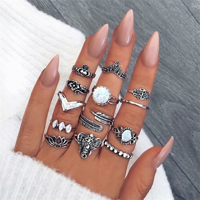 Vintage Styled Rings Set