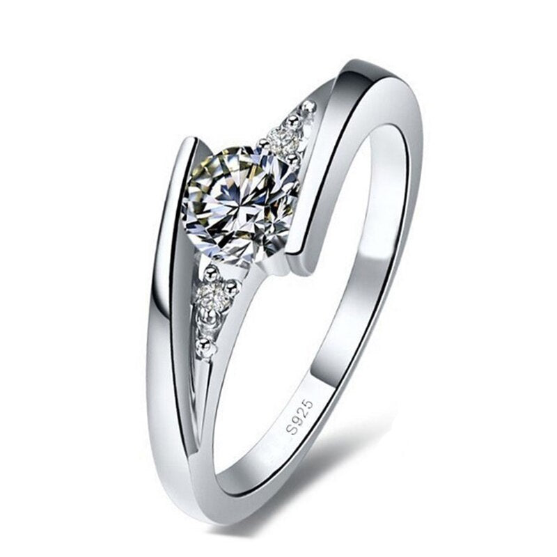18K White Gold Ring for Women