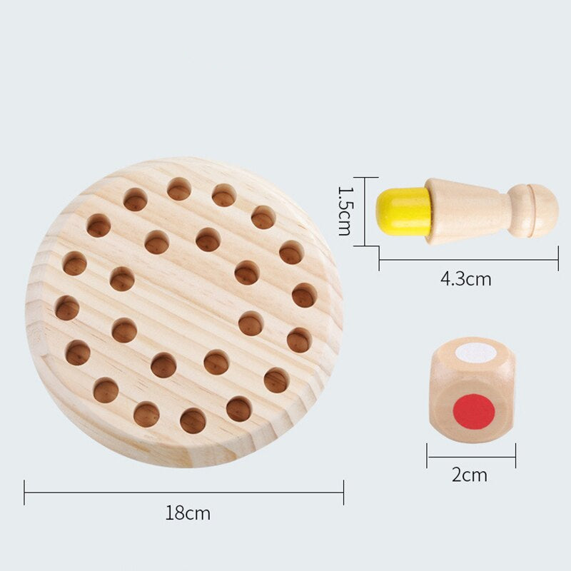 Wooden Color Matching Game