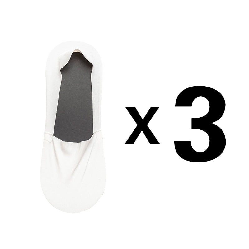 Men's Summer Invisible Socks 3 Pairs Set