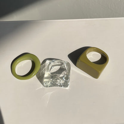 Transparent Marbled Ring