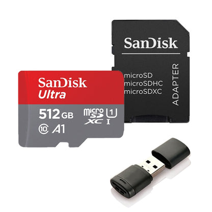 A1 High Performance Micro SD Memory Card Level 10 U1 100X Fast Read/Write 32/64/128/256/512GB