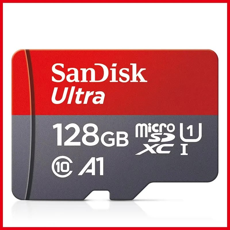 A1 High Performance Micro SD Memory Card Level 10 U1 100X Fast Read/Write 32/64/128/256/512GB