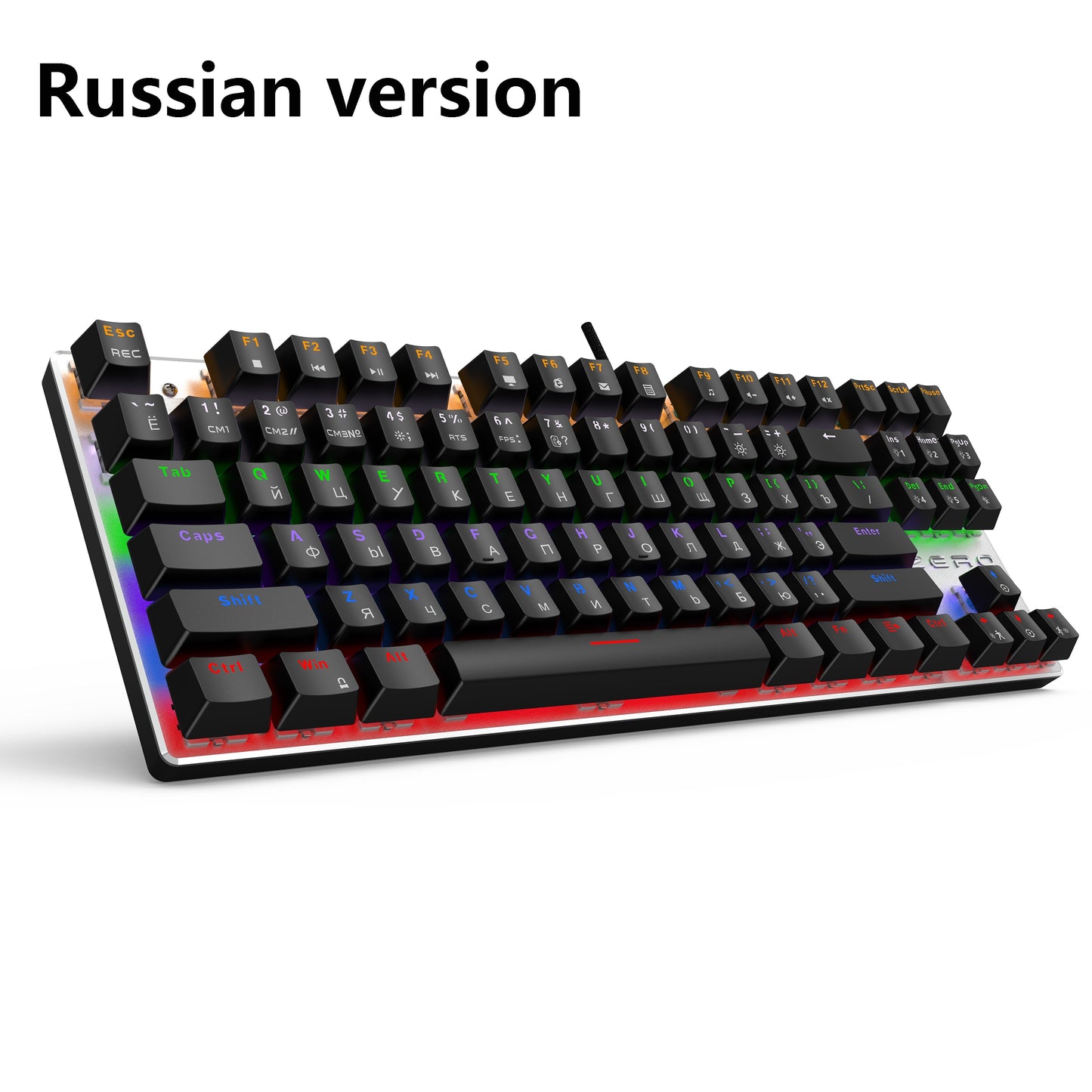 Colorful LED Aluminium Keyboard