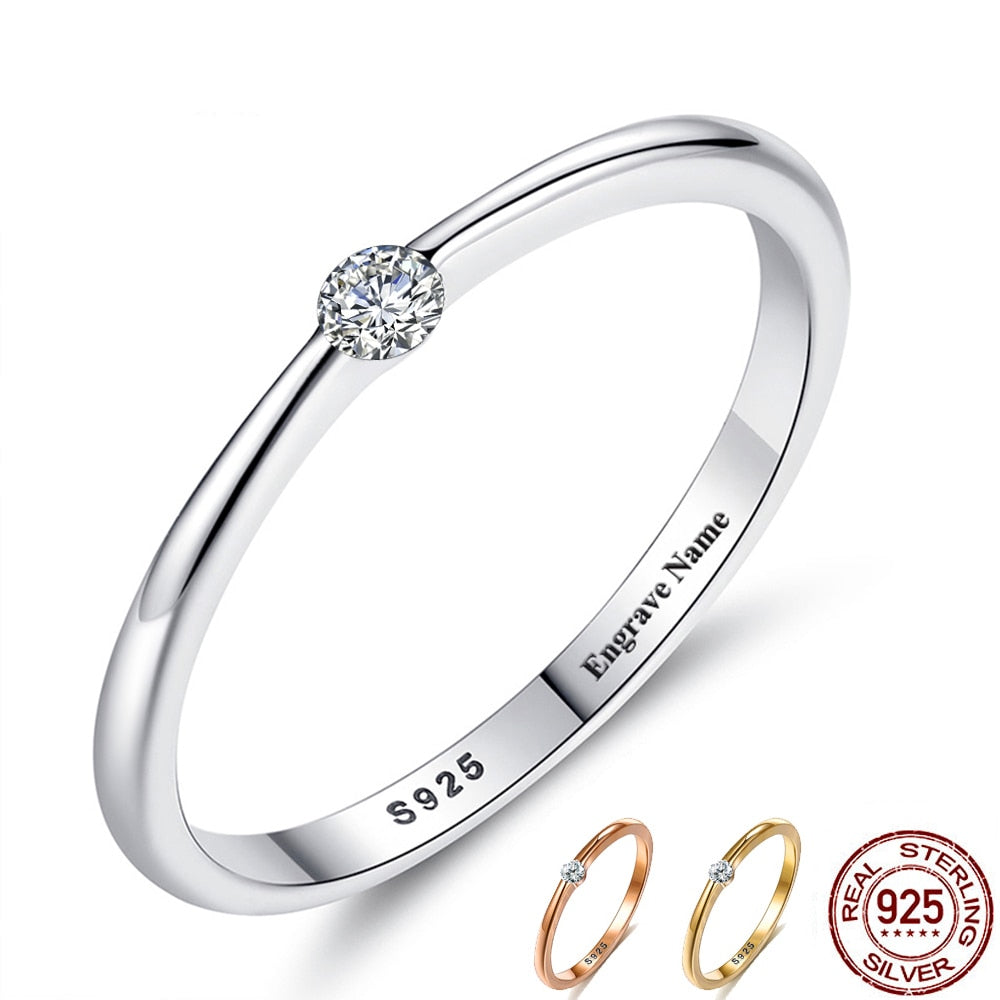 Women's Cute Free Engraving Rings