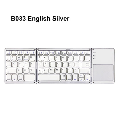 Foldable Bluetooth Keypad with Touchpad
