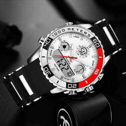 Readeel Top Brand Mens Sport Watches Quartz Analog LED Clock Man Military Waterproof Watch