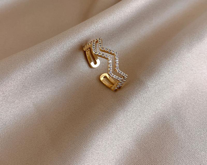Gold Double Opening Ring