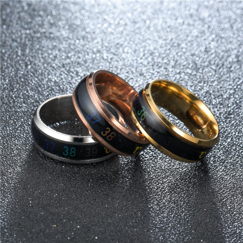 Unisex Temperature Sensitive Ring