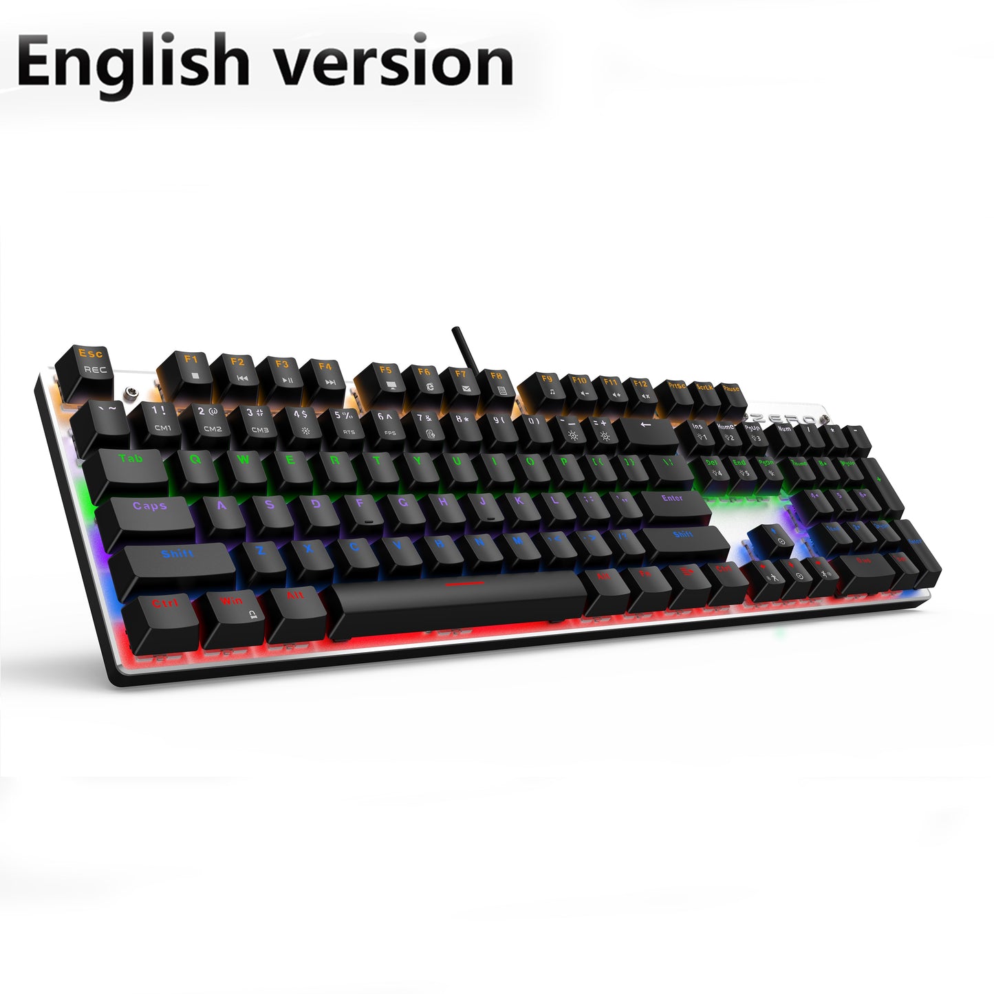 Colorful LED Aluminium Keyboard