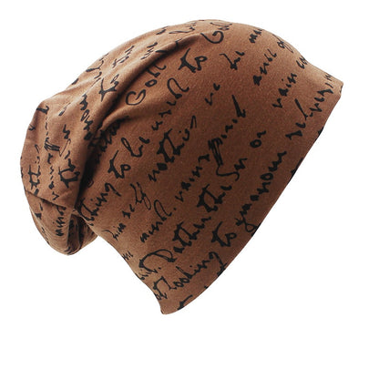 Unisex Printed Beanie Hat