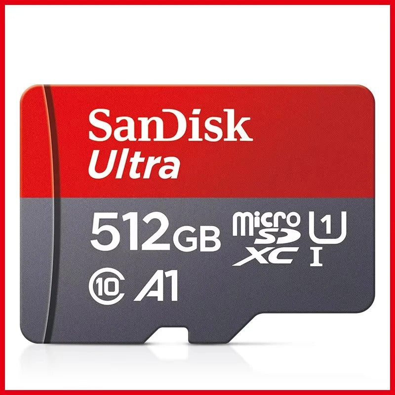 A1 High Performance Micro SD Memory Card Level 10 U1 100X Fast Read/Write 32/64/128/256/512GB