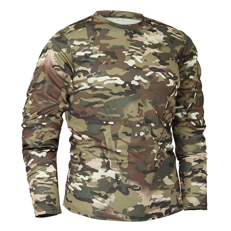 Men's Long Sleeve Camouflage Top