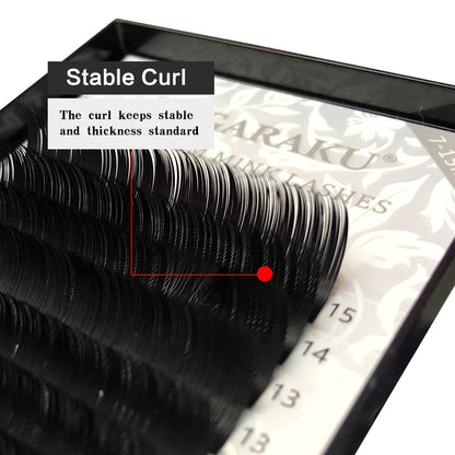 16 Rows Natural Mink Makeup Individual Eyelashes