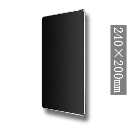 Portable Double-Sided Aluminum Mouse Mat