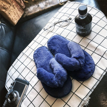 Women's Fur Strap Slippers