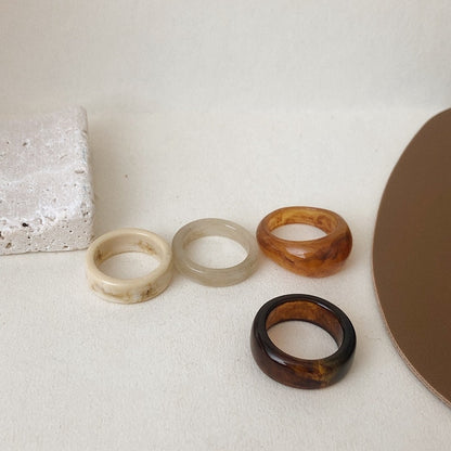 Transparent Marbled Ring
