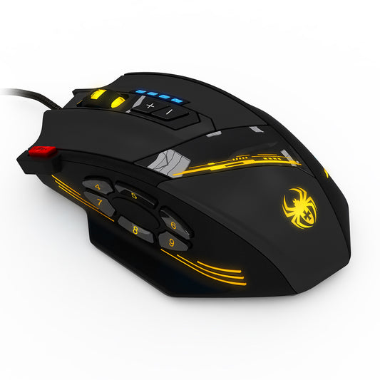 12-Buttons Programmable Wired Gaming Mouse
