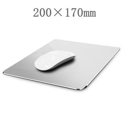 Portable Double-Sided Aluminum Mouse Mat