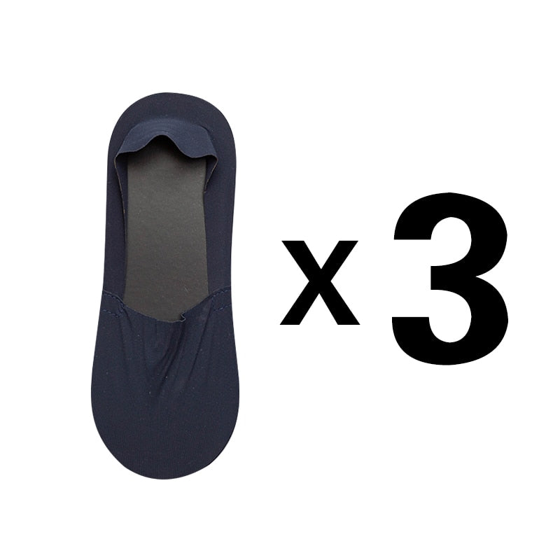 Men's Summer Invisible Socks 3 Pairs Set