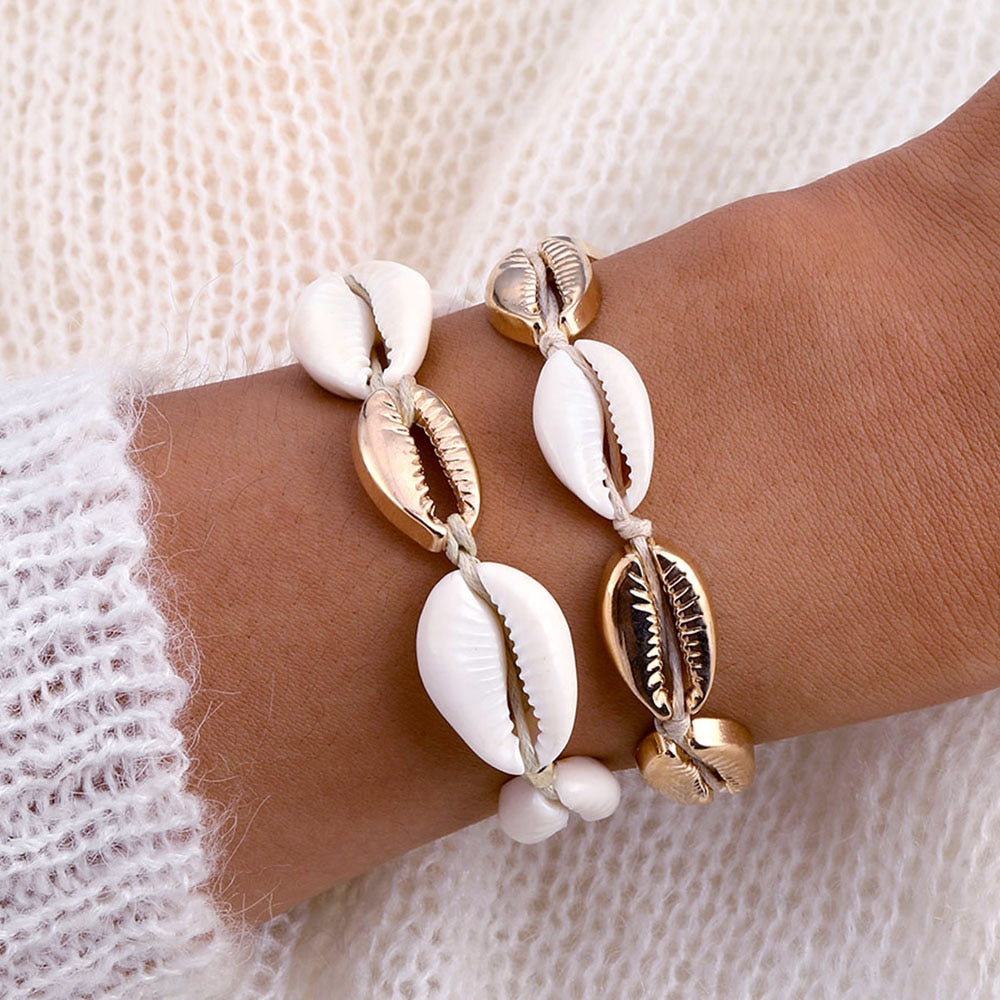 Vintage Styled Shell Bracelet