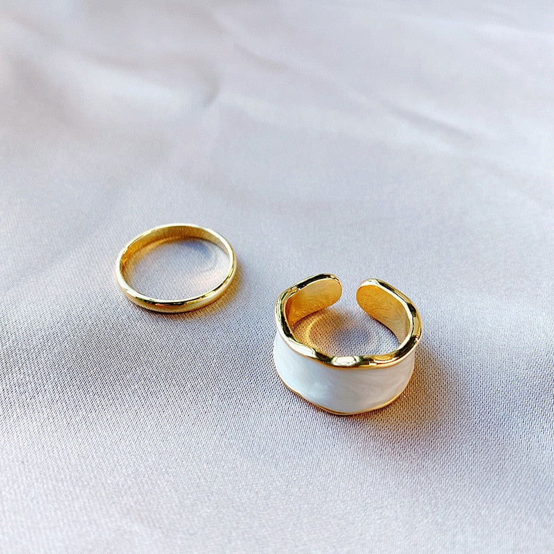 Gothic Style Opening Ring, 3 Pcs