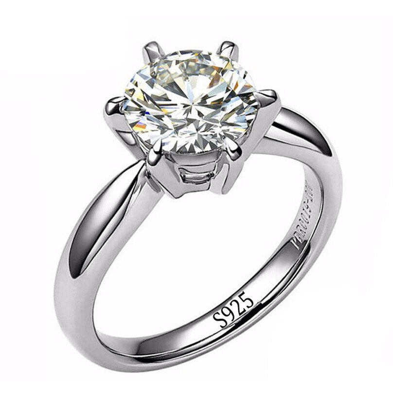 18K White Gold Ring for Women