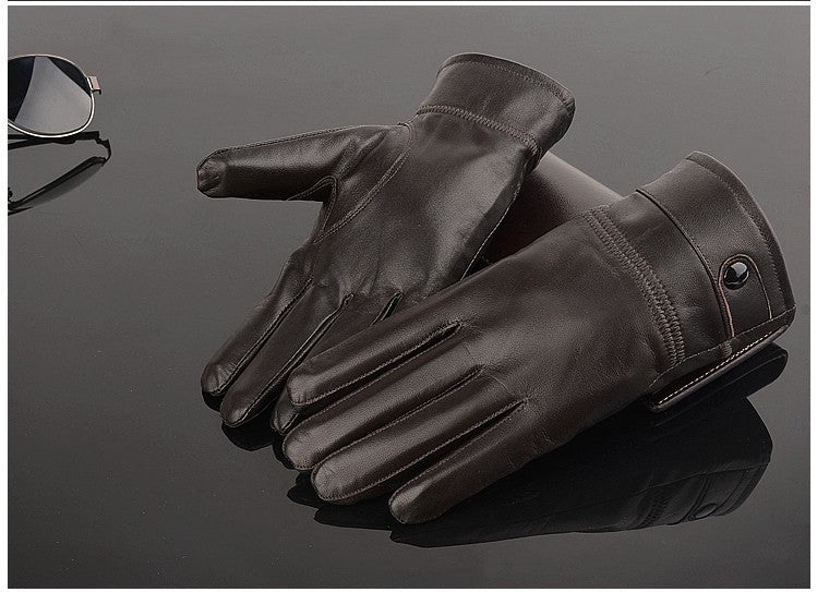 Men's Warm Leather Gloves