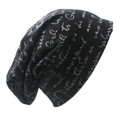 Unisex Printed Beanie Hat
