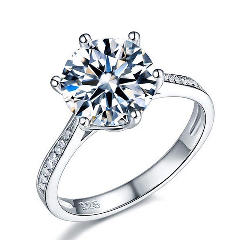 18K White Gold Ring for Women