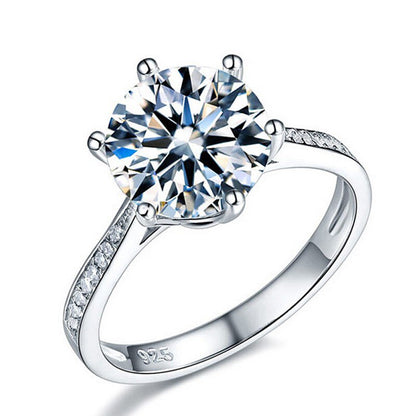 18K White Gold Ring for Women