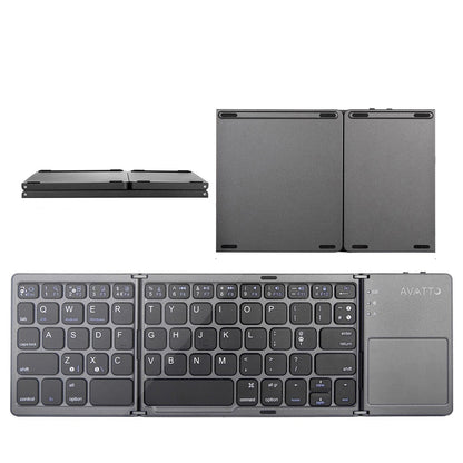 Foldable Bluetooth Keypad with Touchpad