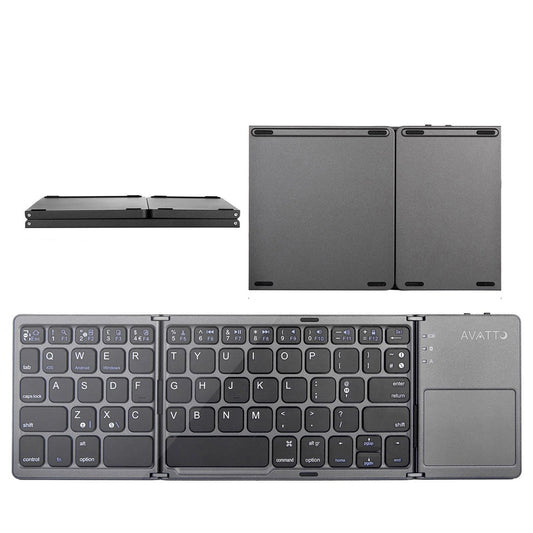 Foldable Bluetooth Keypad with Touchpad