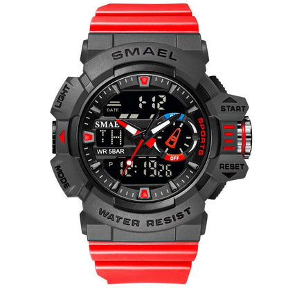 SMAEL Watch 8043 in Dual Display Watches Men Waterproof Led Sports Digital Analog Watch