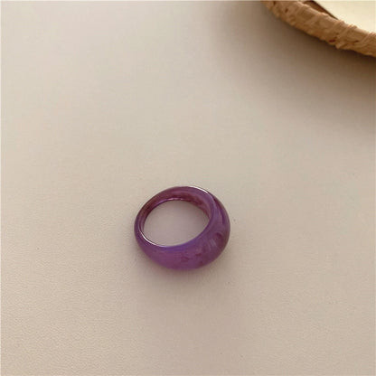 Transparent Marbled Ring