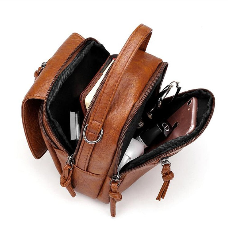 Women's Preppy Style Shoulder Bag