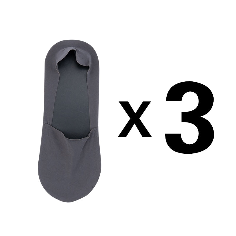 Men's Summer Invisible Socks 3 Pairs Set
