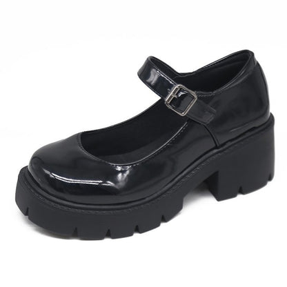 Women's High Heel Classic Style Round Toe Shoes