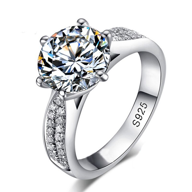 18K White Gold Ring for Women