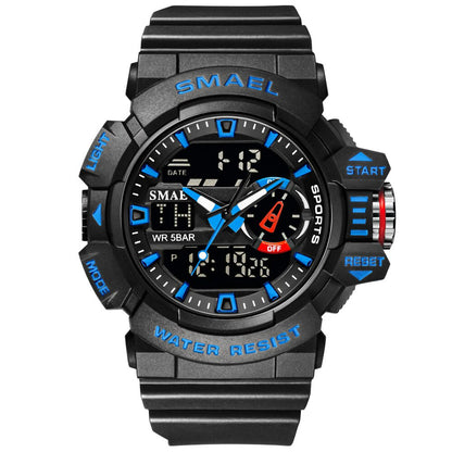 SMAEL Watch 8043 in Dual Display Watches Men Waterproof Led Sports Digital Analog Watch