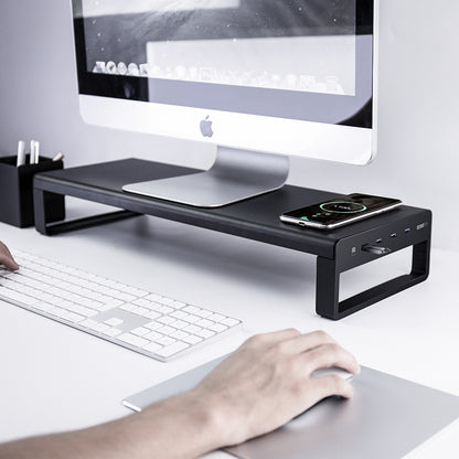 Transfer Data and Charging Wireless Aluminum Monitor Stand