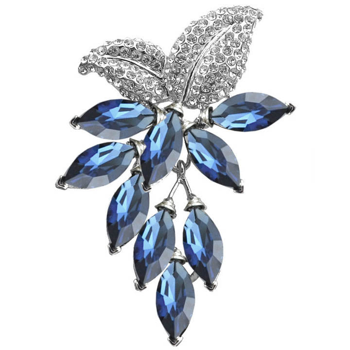 Women's Flower Branch Brooch