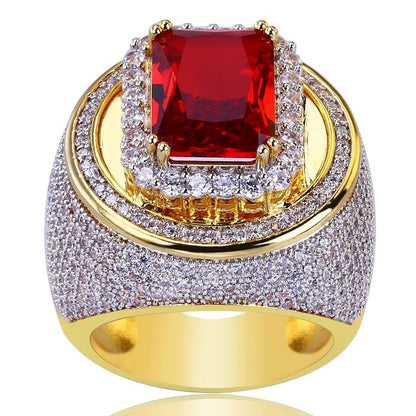 Women's Crystal Patterned Rings