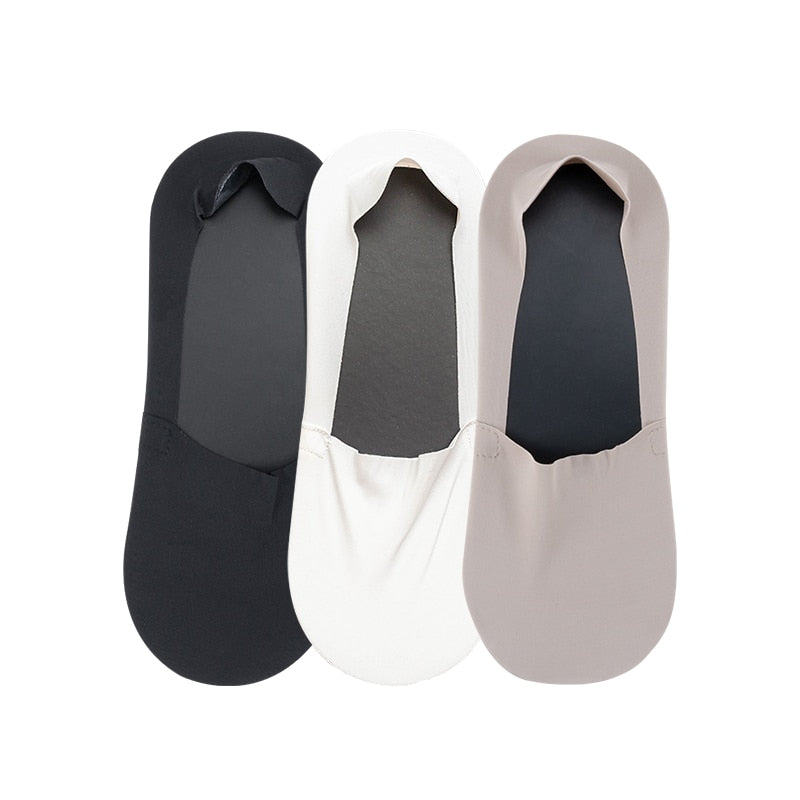 Men's Summer Invisible Socks 3 Pairs Set